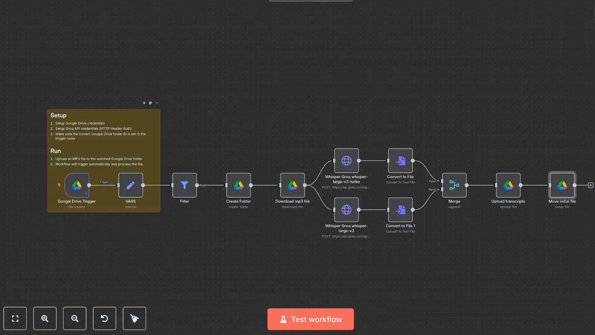 Automated Google Drive Audio-to-Text Transcription with Whisper